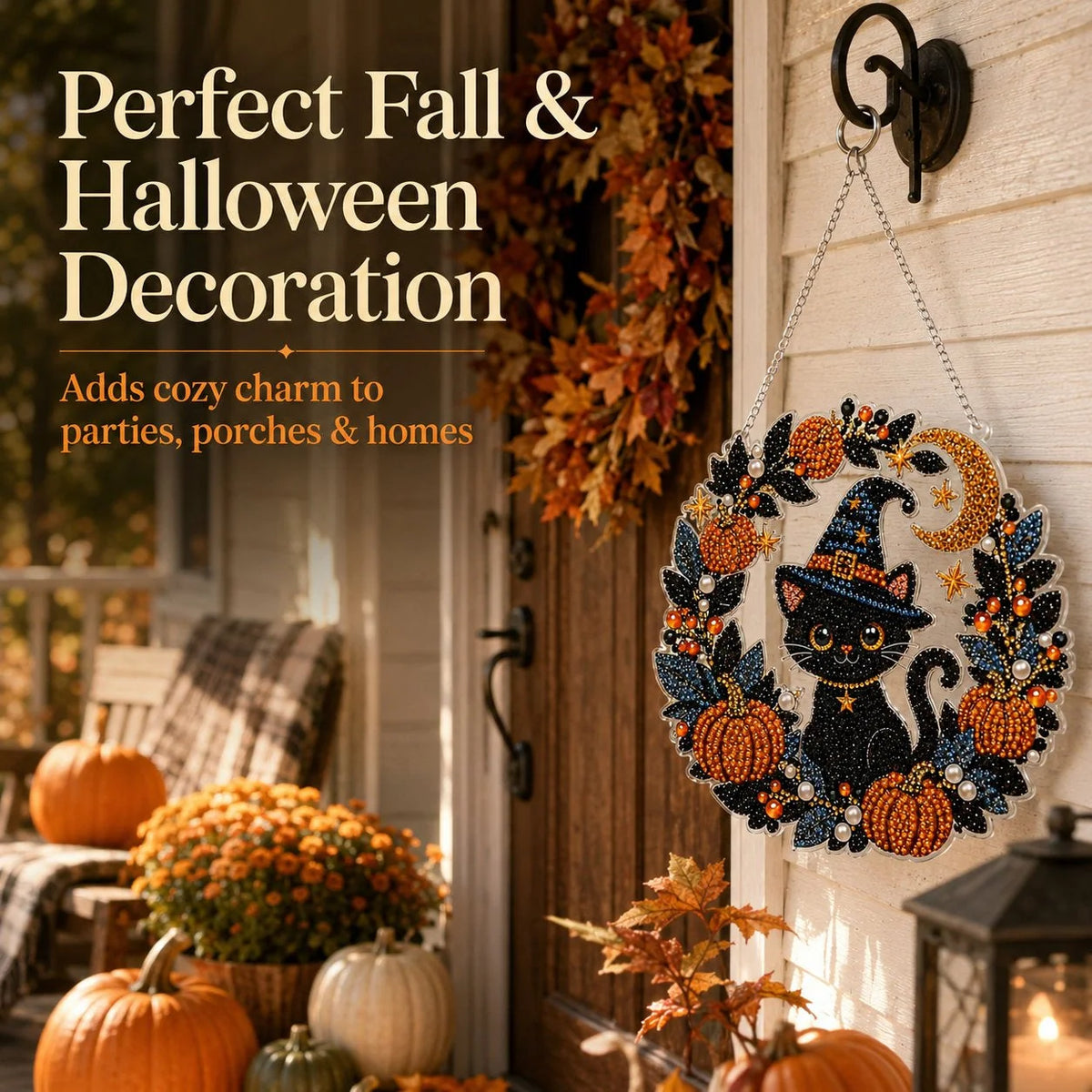 Diamond Painting Ornament Kit Halloween Hanging Decor