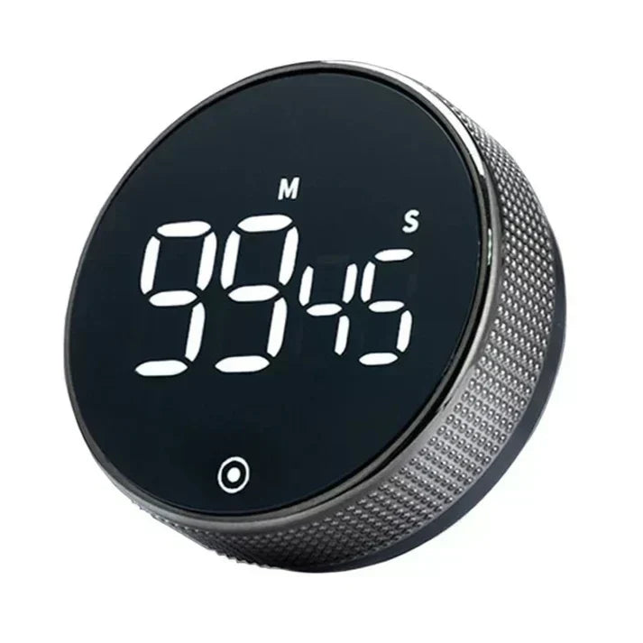 Digital Countdown Timer USB-C Rechargeable Magnetic Back