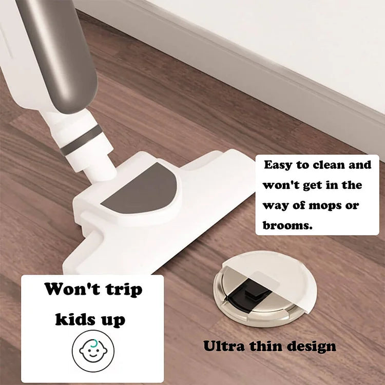 Door Stop Zinc Alloy Foot-Operated Press-Lock Floor Mount