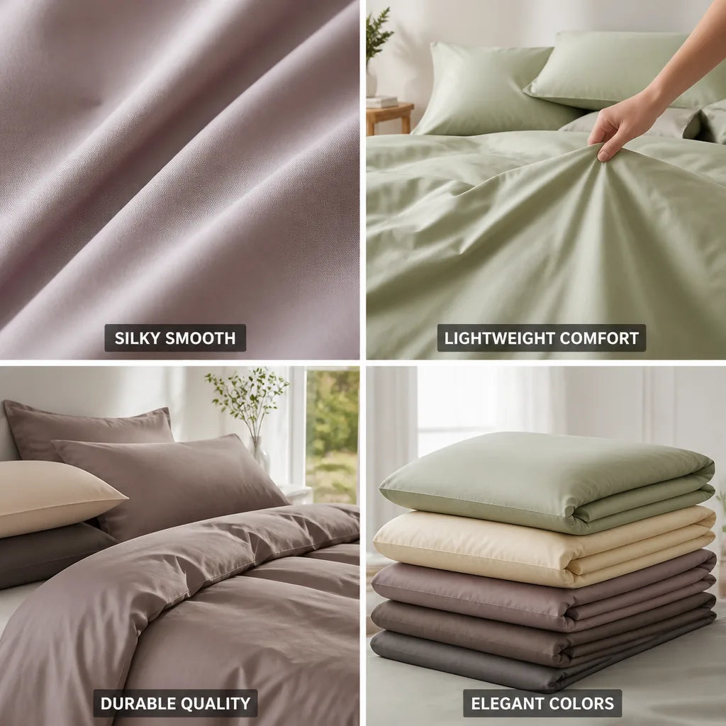 Duvet Cover Long-Staple Cotton Satin Weave
