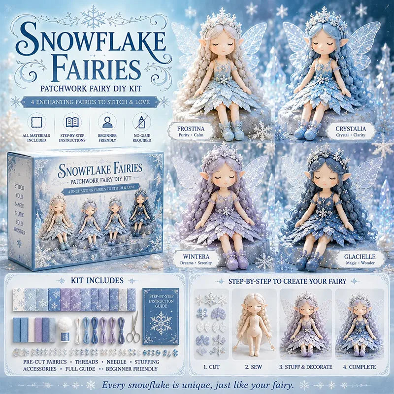Fairy Sewing Kit Beginner-Friendly Set of 4