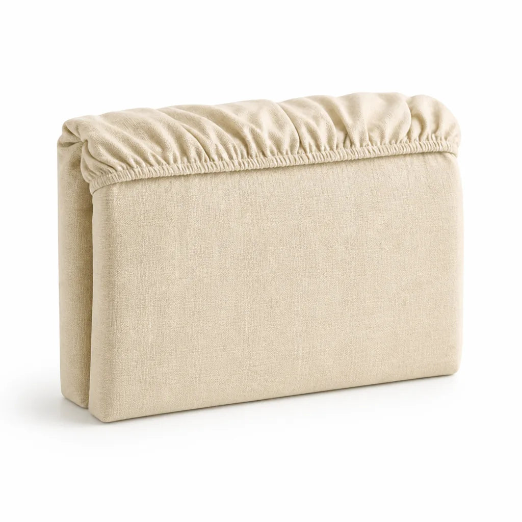 Fitted Sheet Cotton-Linen Blend Breathable Deep Pocket