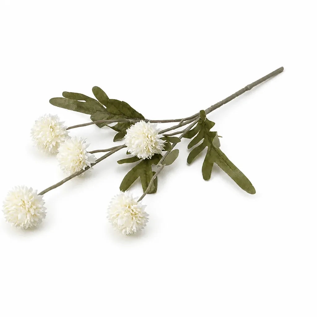 Flexible Cut-to-Length Artificial Allium Stem (5 Globe Flower Heads)