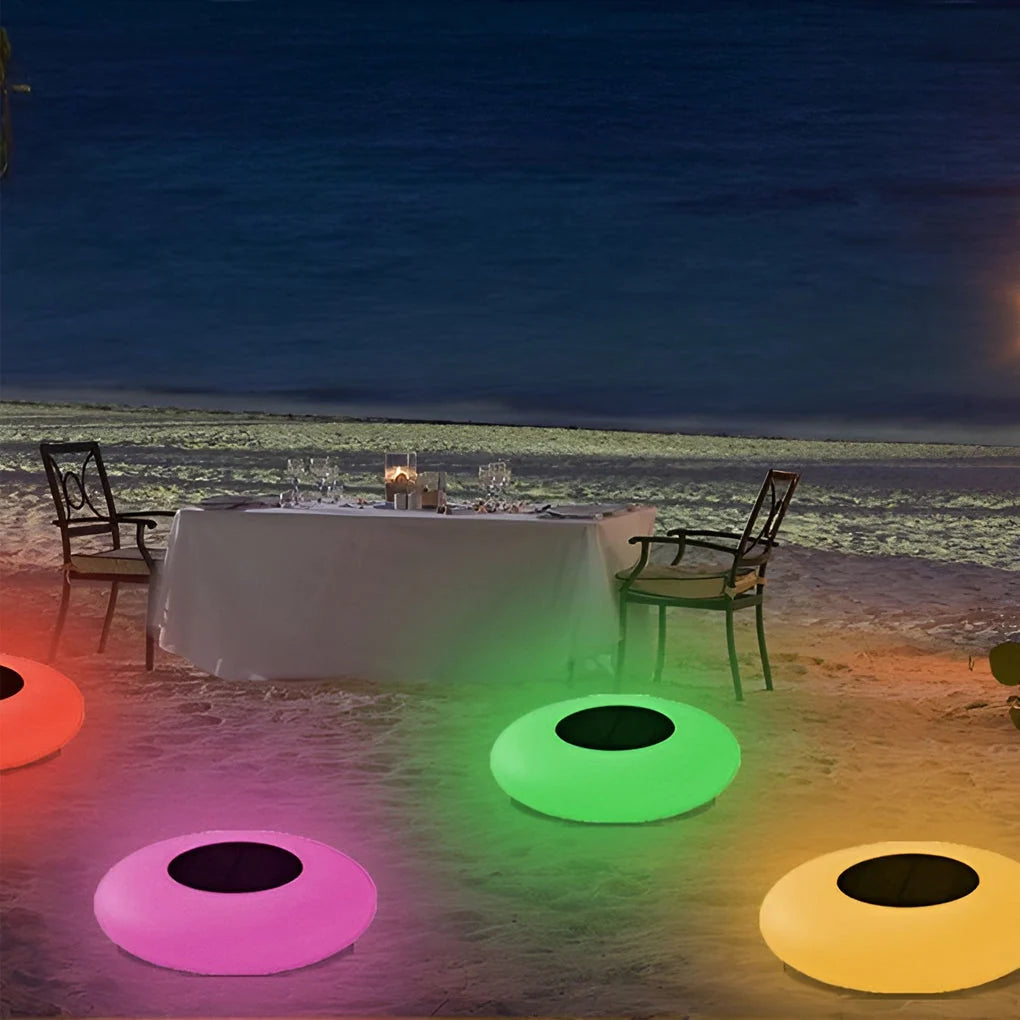 Floating Pond Light Solar-Powered RGB Remote-Controlled
