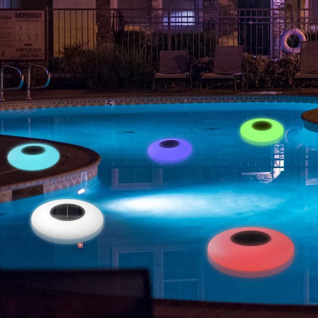 Floating Pond Light Solar-Powered RGB Remote-Controlled