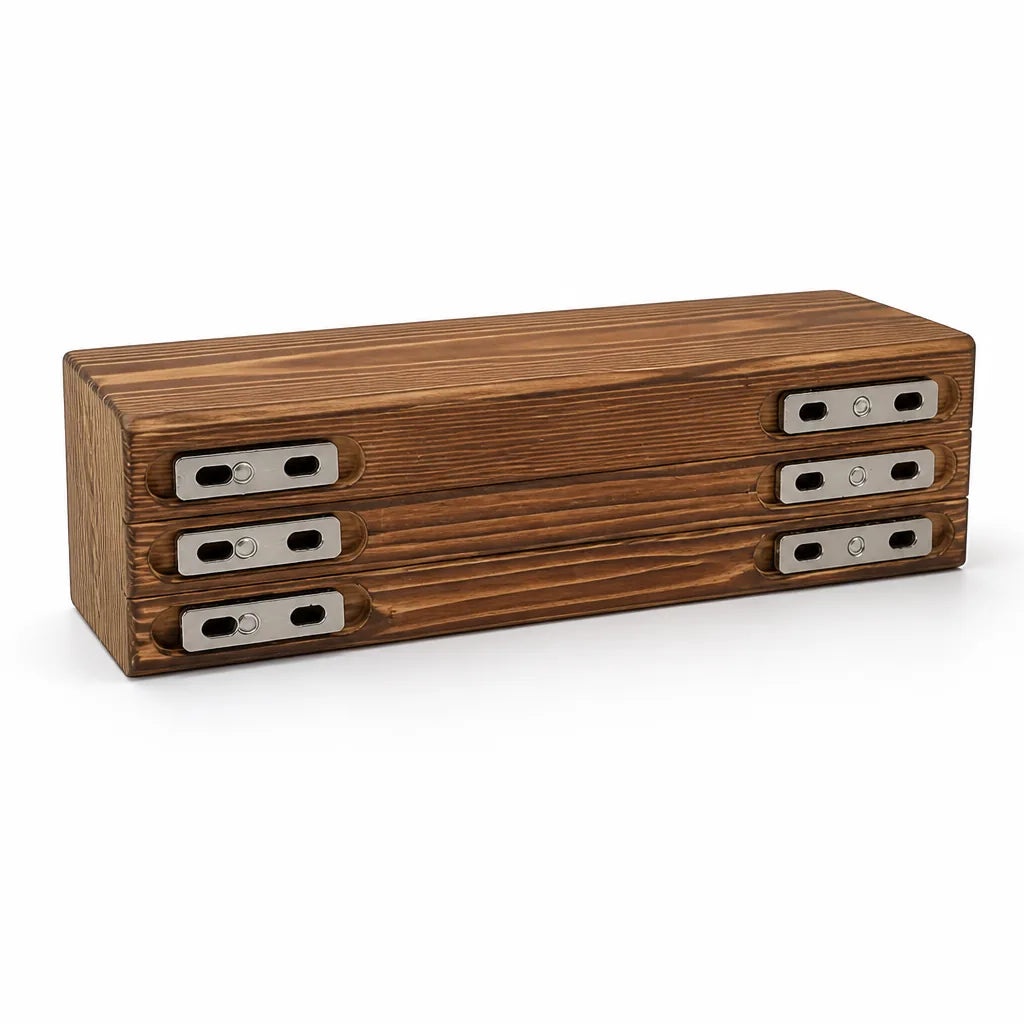 Floating Wall Shelf Wooden Bracket-Free Design