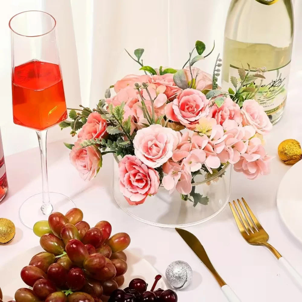 Flower Arranging Grid Clear Acrylic Reusable Stem Holder