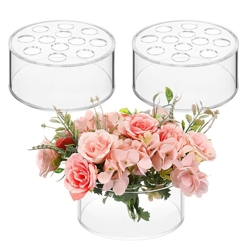 Flower Arranging Grid Clear Acrylic Reusable Stem Holder
