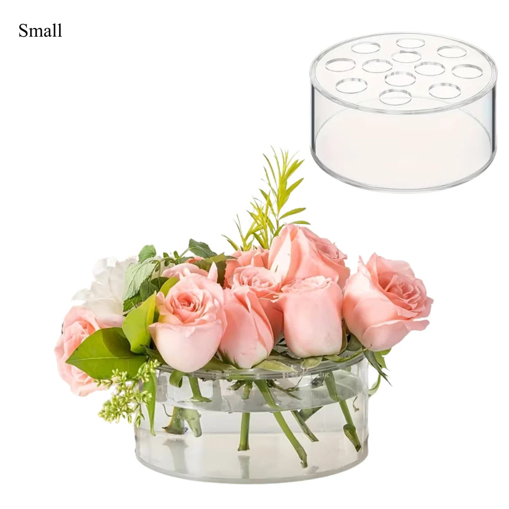 Flower Arranging Grid Clear Acrylic Reusable Stem Holder