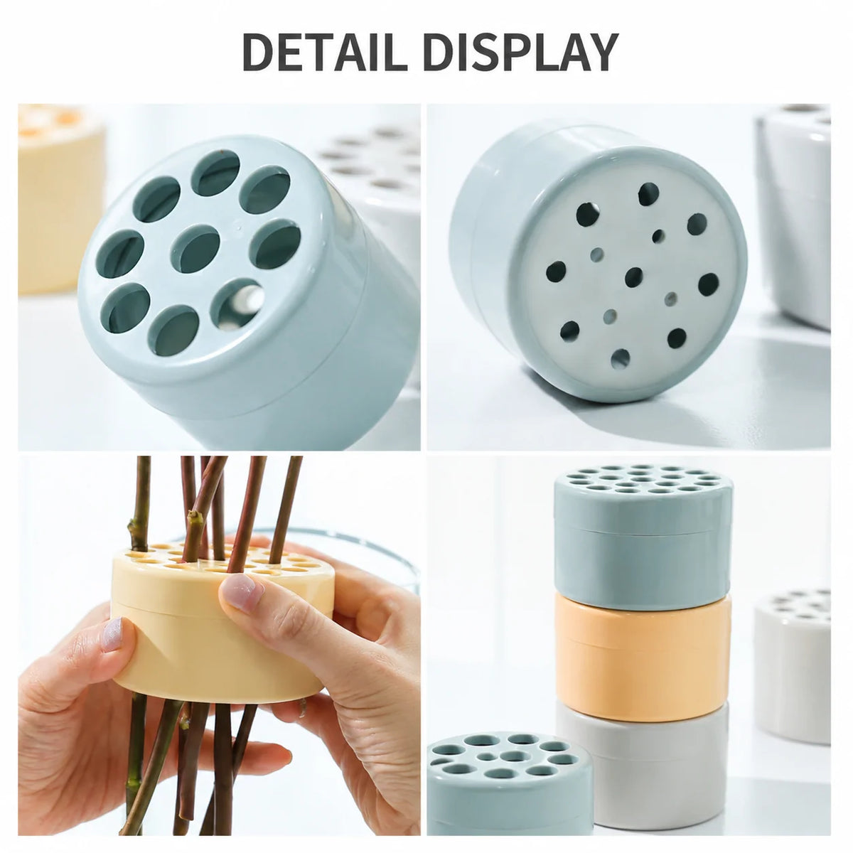 Flower Stem Holder Spiral Waterproof Set of 2