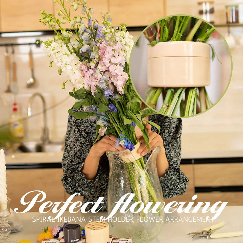 Flower Stem Holder Spiral Waterproof Set of 2