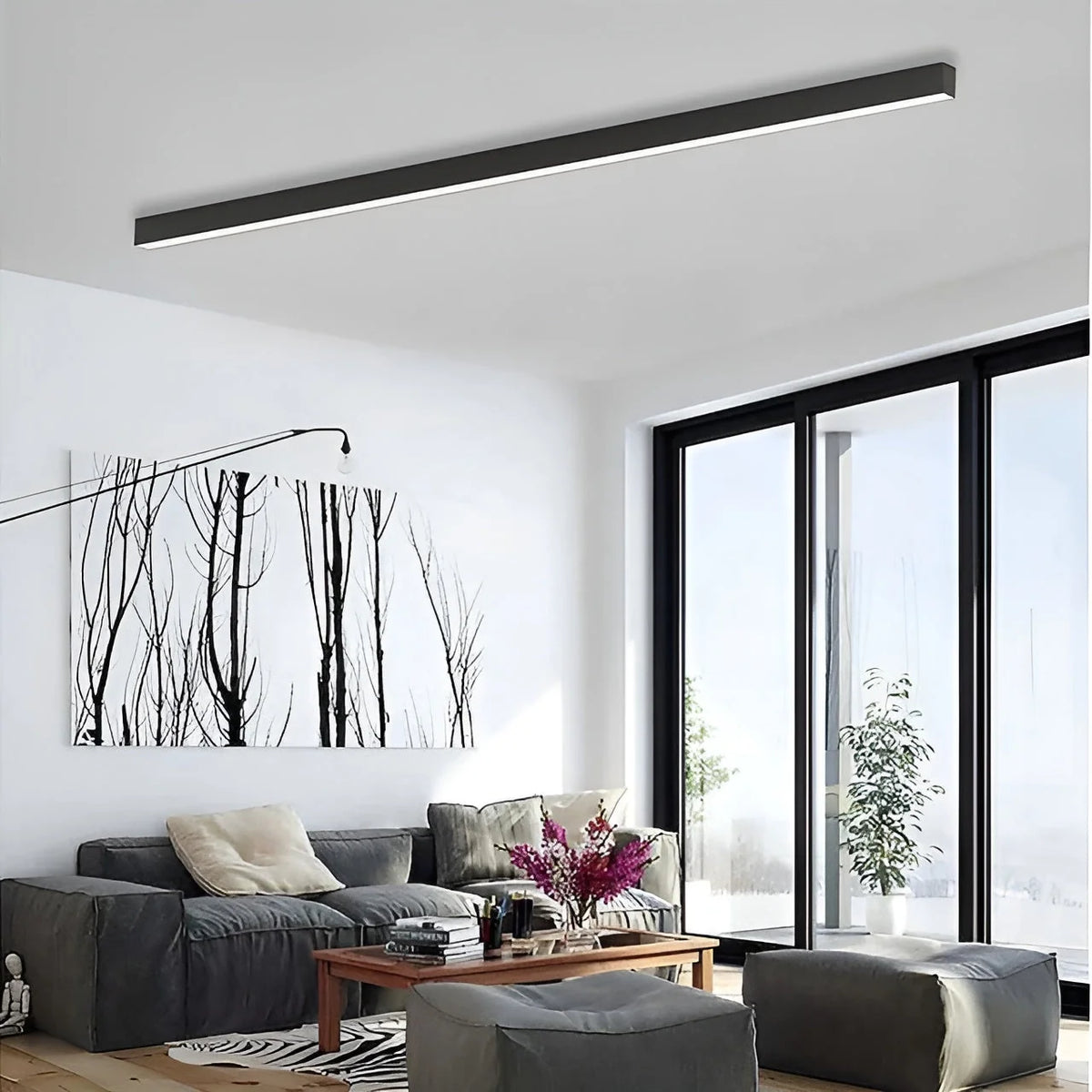 Flush Mount Ceiling Light Slim LED Adjustable Color Temperature