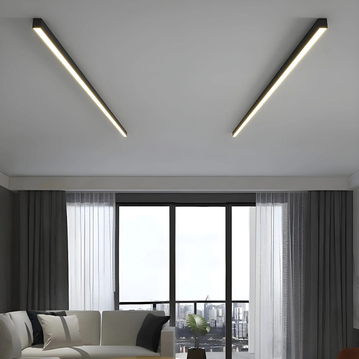 Flush Mount Ceiling Light Slim LED Adjustable Color Temperature