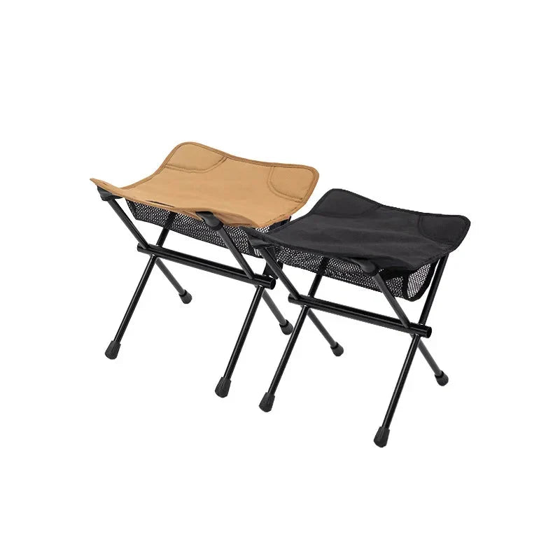 Folding Stool Lightweight Aluminum Frame Compact Design