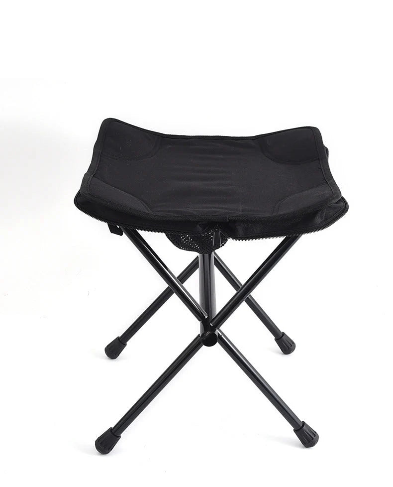 Folding Stool Lightweight Aluminum Frame Compact Design