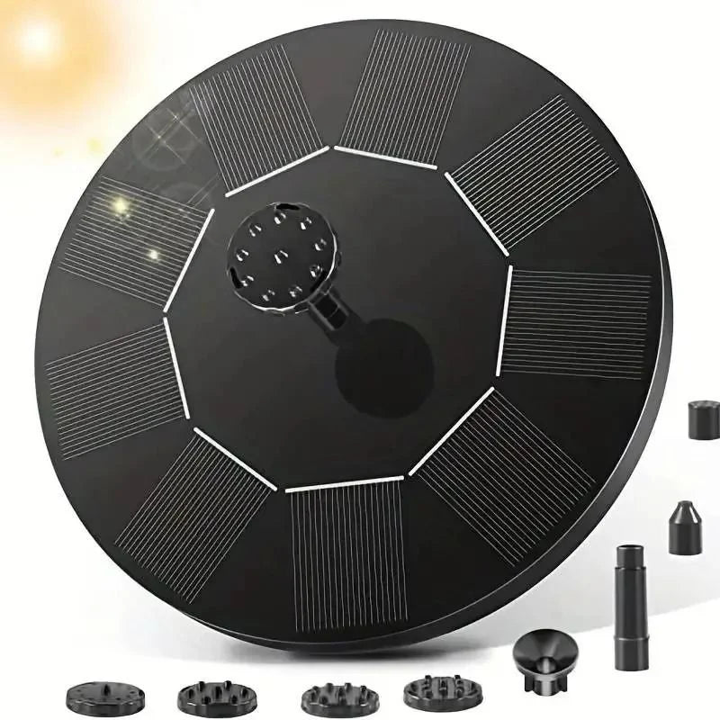 Fountain Pump Floating Solar-Powered For Ponds & Bird Baths