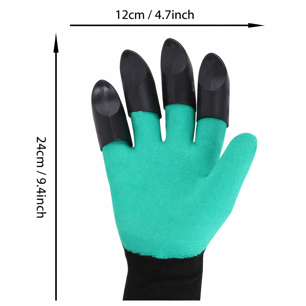 Garden Gloves ABS Fingertip Claws Breathable Fabric