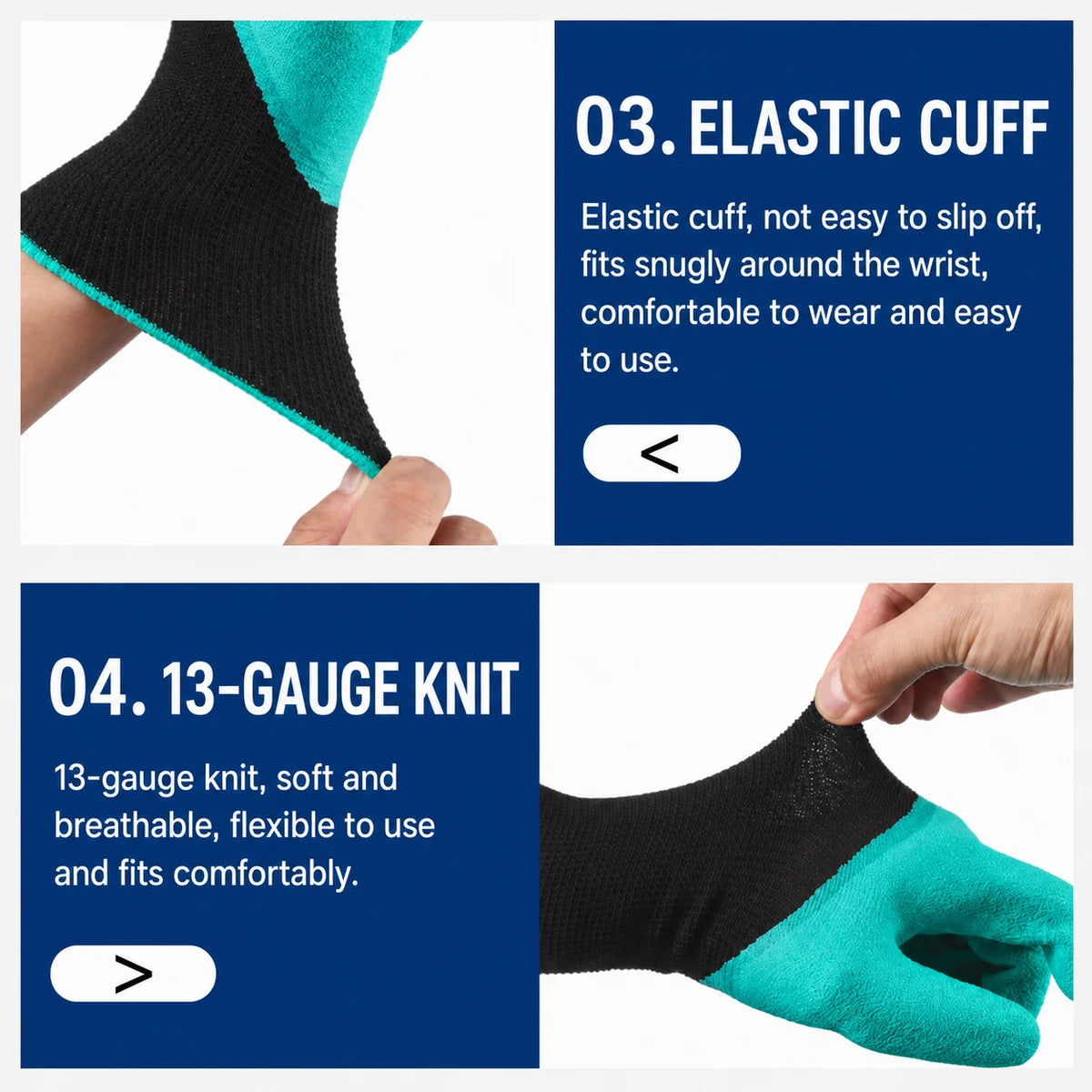 Garden Gloves ABS Fingertip Claws Breathable Fabric