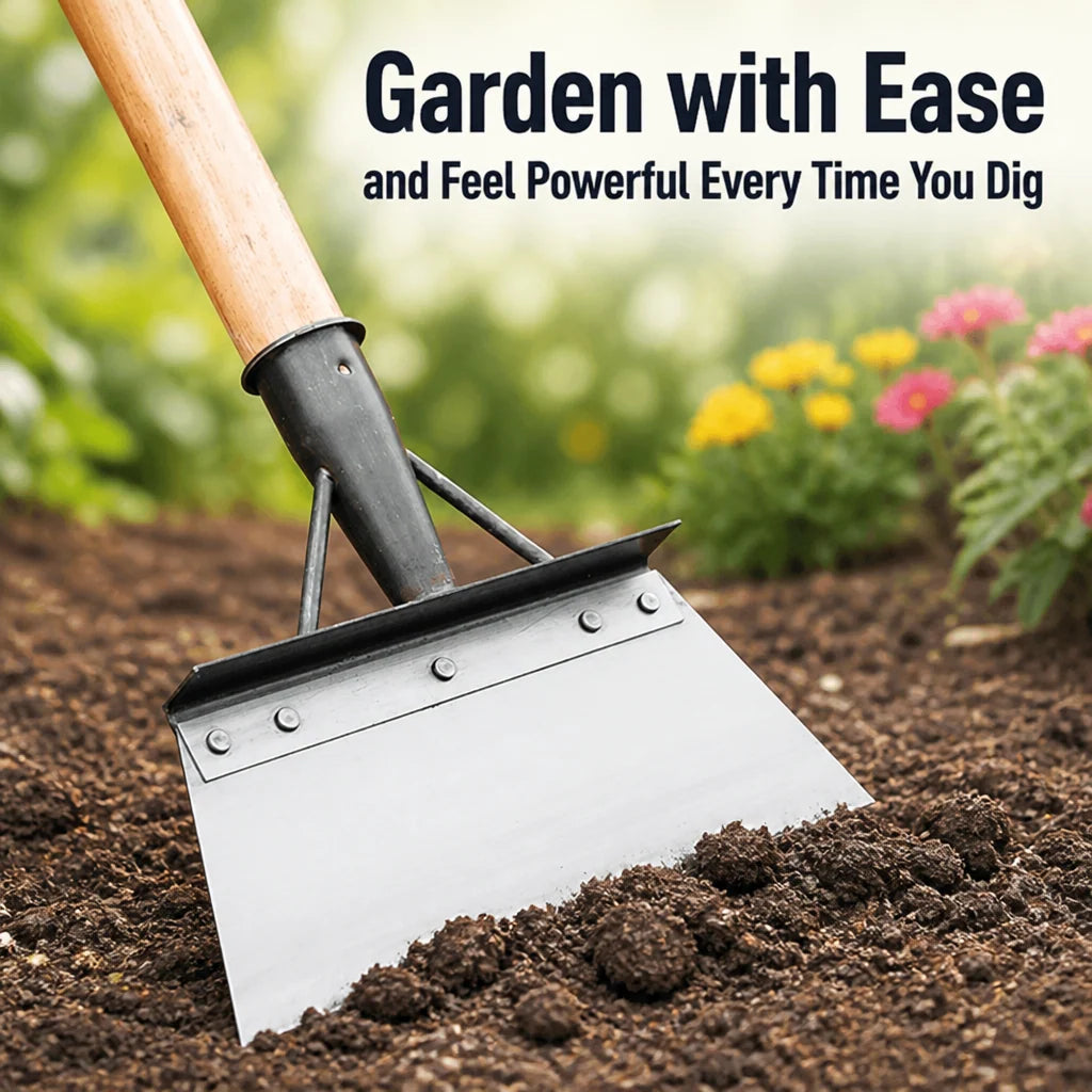 Garden Hoe Blade Stainless Steel Multi-Use Weeding Tool