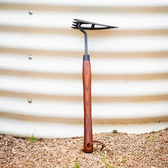 Garden Hoe Multi-Function Steel Head Ash Wood Handle