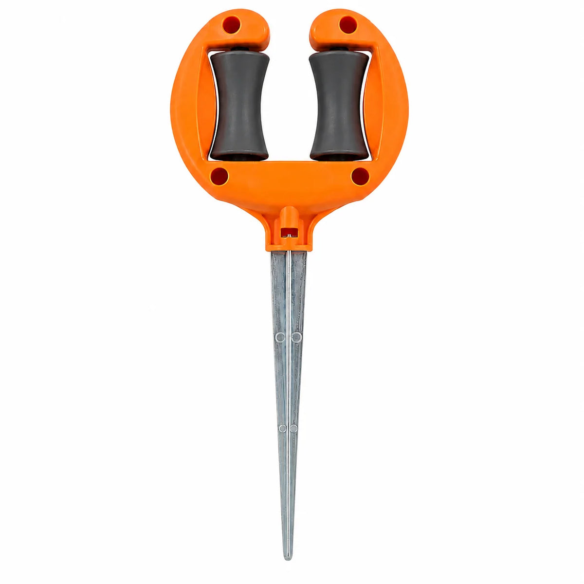Garden Hose Guide Dual Rollers Plant Protection Ground Stake