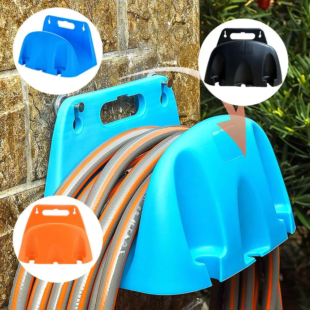 Garden Hose Hanger Wall-Mounted Weather-Resistant PP Multiple Slots