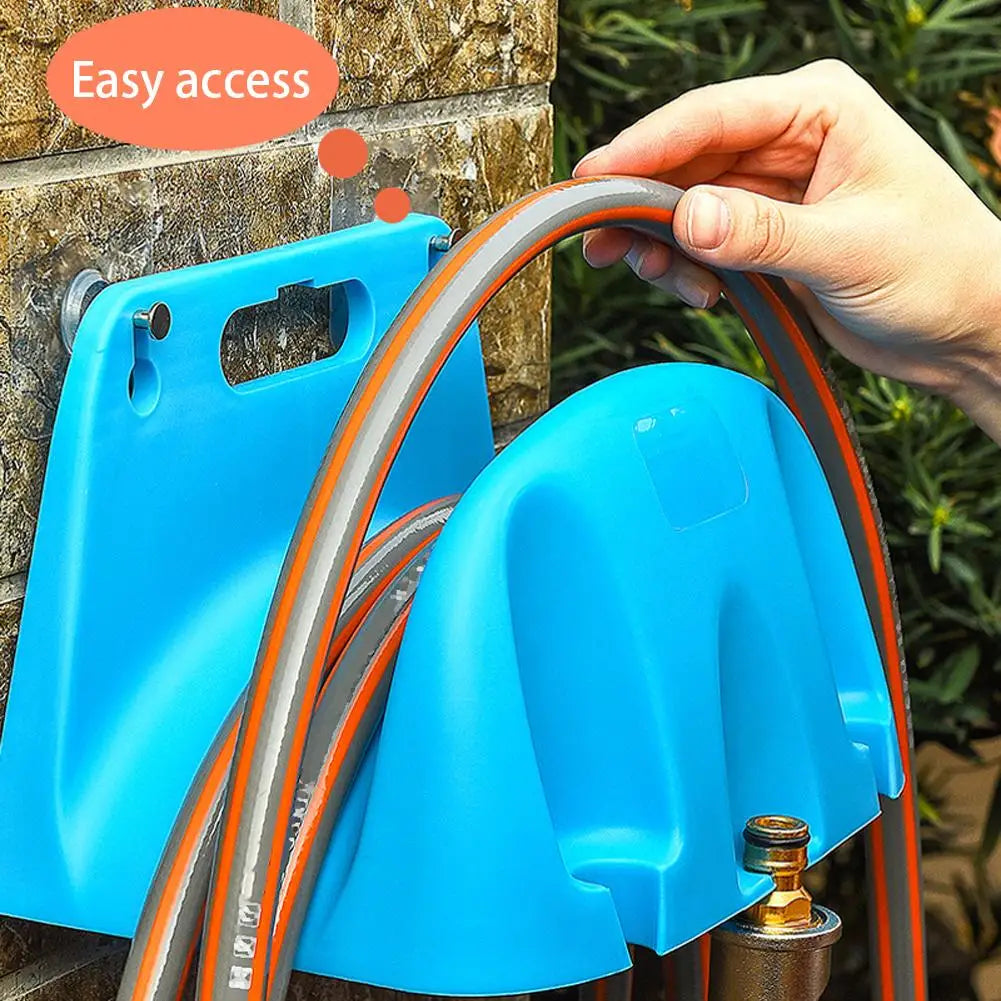 Garden Hose Hanger Wall-Mounted Weather-Resistant PP Multiple Slots