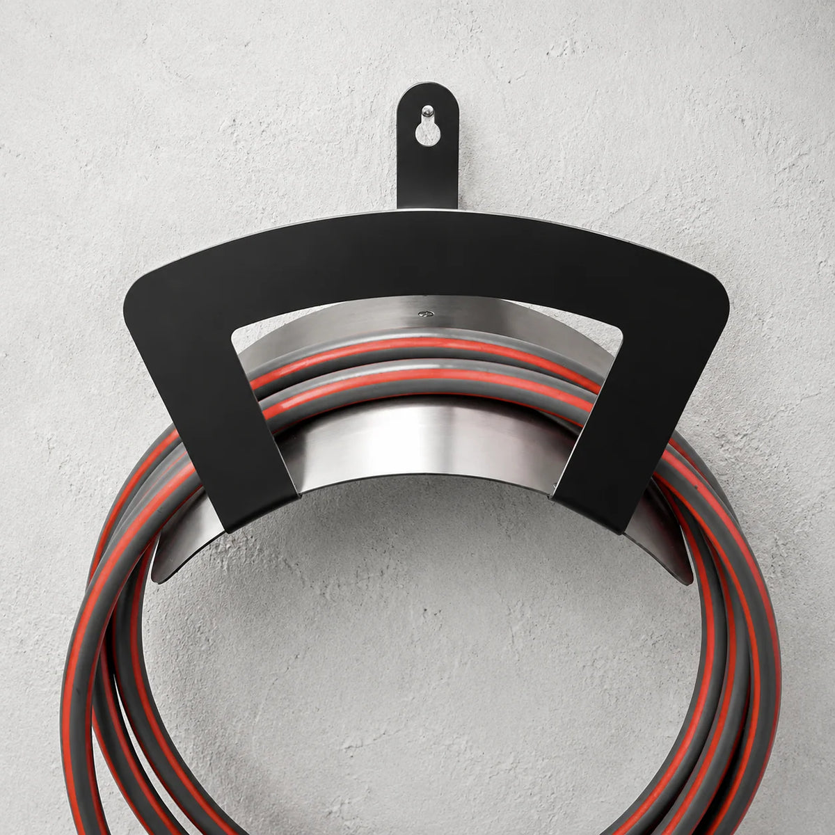 Garden Hose Holder Wall-Mounted Stainless Steel Holds 115 Ft