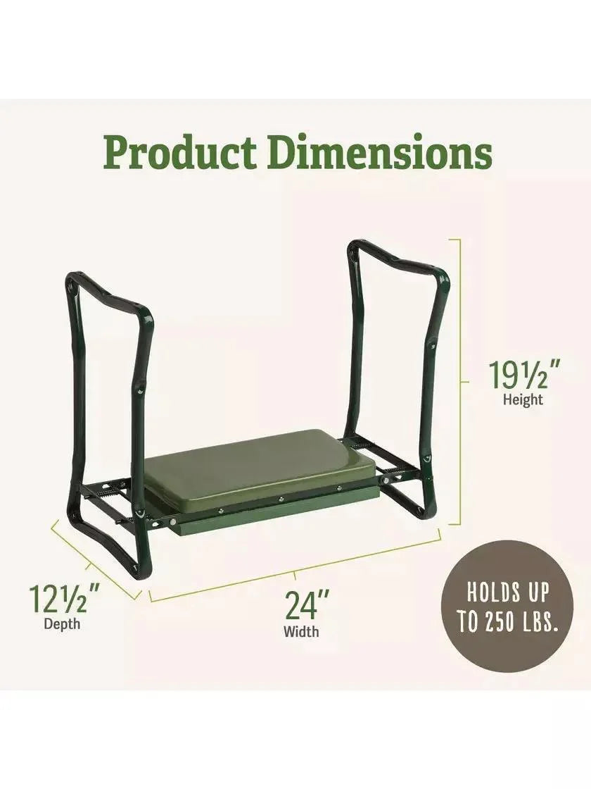 Garden Kneeler & Bench Extra-Thick Padding Foldable Design
