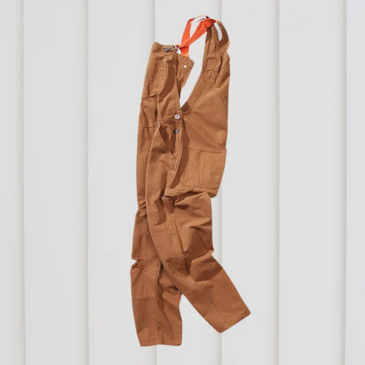 Garden Overalls Adjustable Straps Deep Pockets Machine-Washable