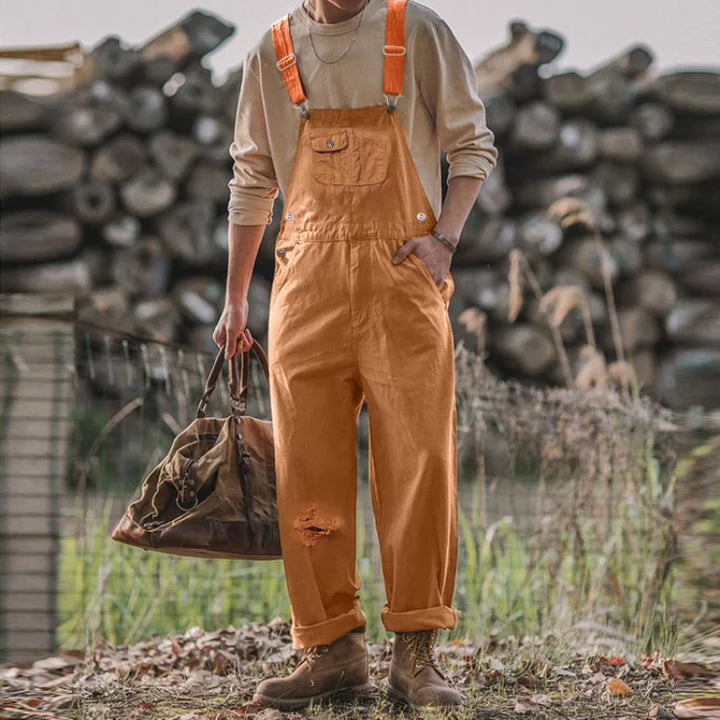 Garden Overalls Adjustable Straps Deep Pockets Machine-Washable