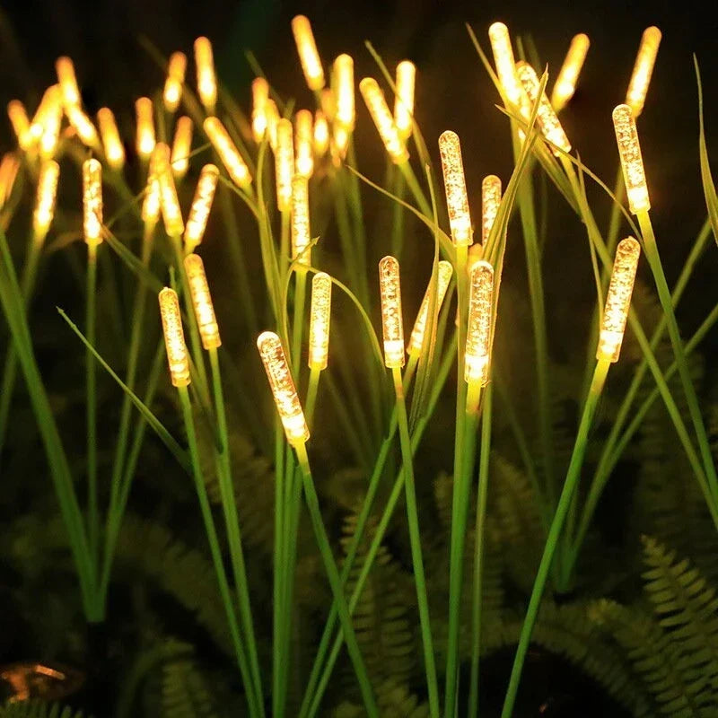 Garden Pathway Lights Solar-Powered Waterproof Reed Design