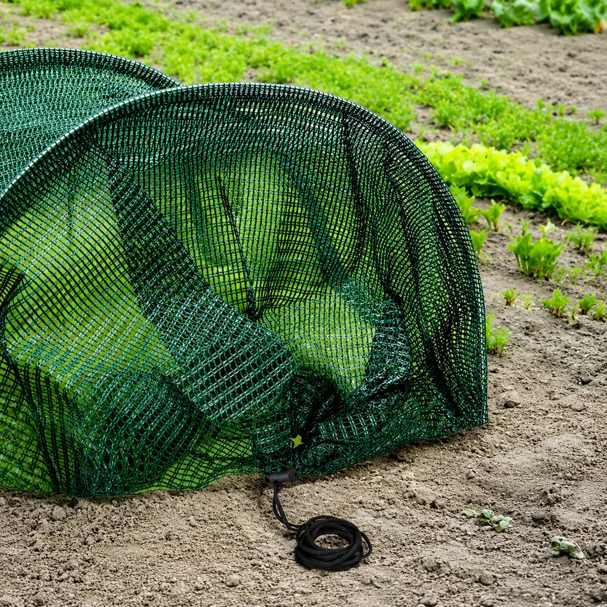 Garden Protection Tunnel Fine Mesh Collapsible Frame