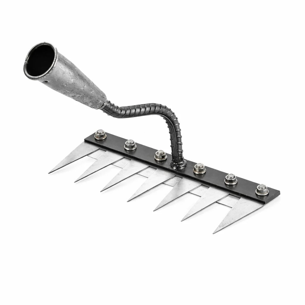 Garden Rake Head Iron 5–8 Tines for Weeding & Soil Aeration