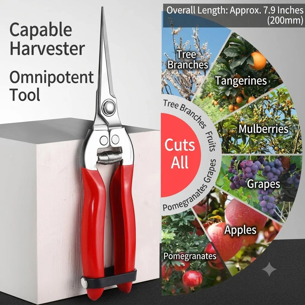 Garden Snips 2.36-Inch Metal Blades for Precise Cuts