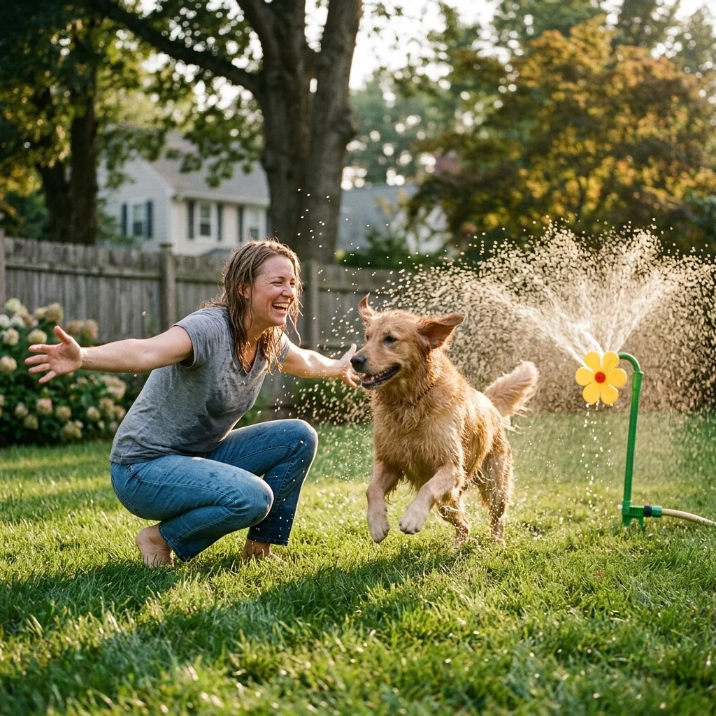 Garden Sprinkler Dancing Flower UV-Resistant Low-Pressure Spray