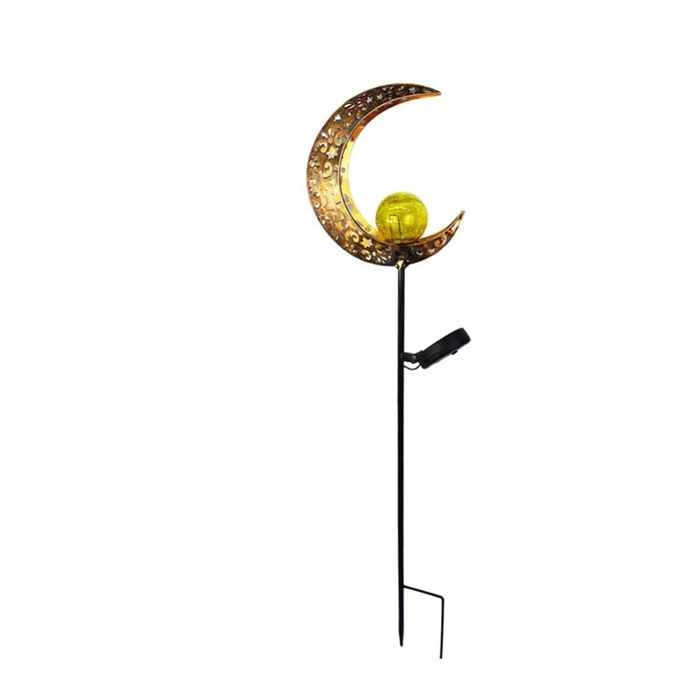 Garden Stake Light Solar-Powered Pattern Projection Automatic Dusk-On