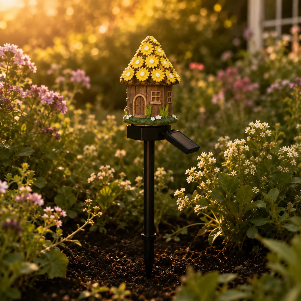 Garden Stake Light Solar Powered Warm LED