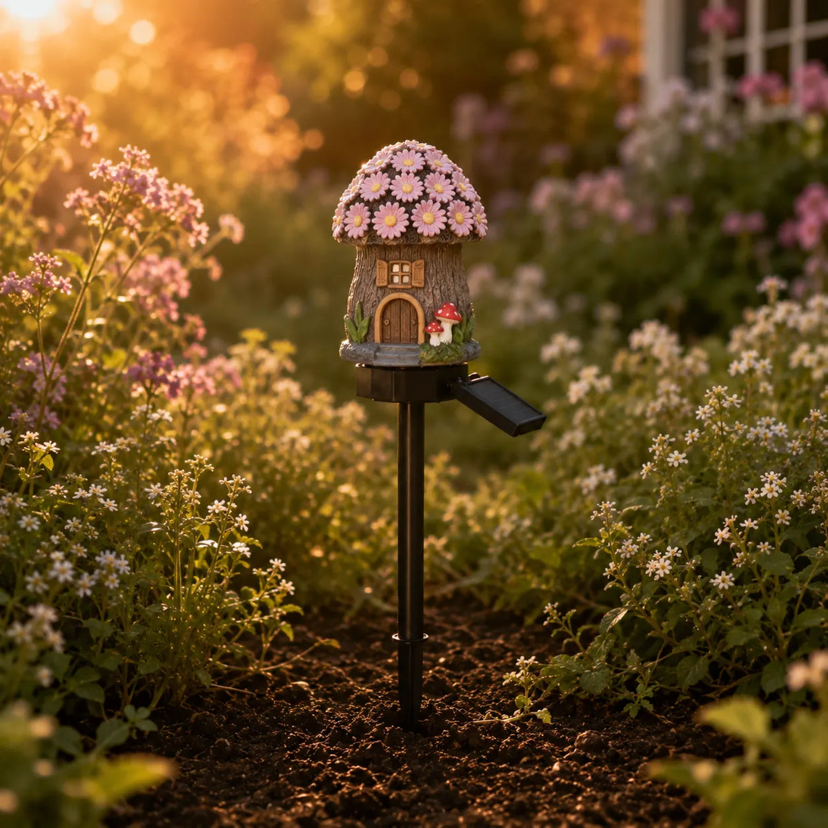 Garden Stake Light Solar Powered Warm LED
