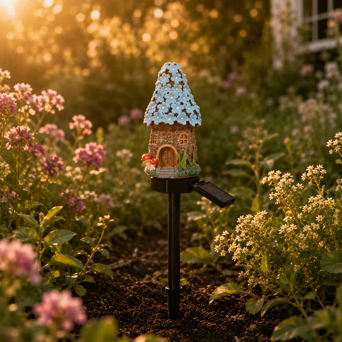 Garden Stake Light Solar Powered Warm LED