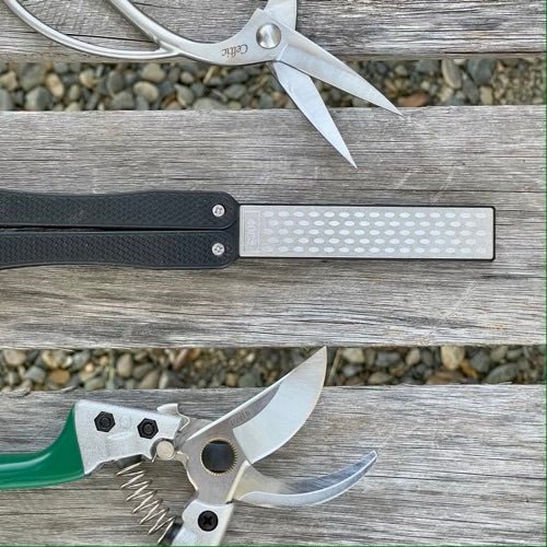Garden Tool Sharpener Diamond Hone Set of 2