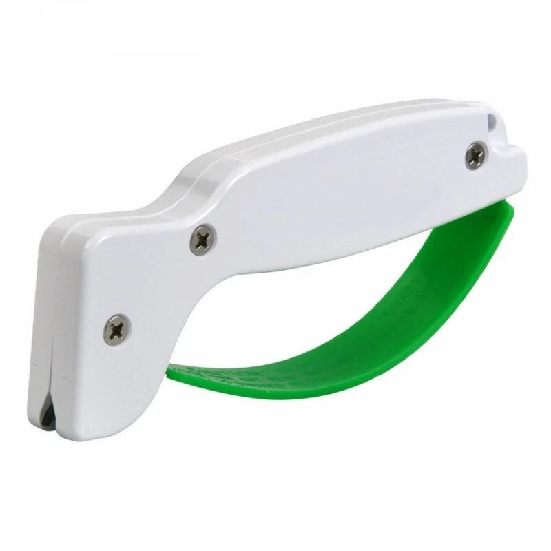 Garden Tool Sharpener Tungsten Carbide Reversible Blade Finger Guard