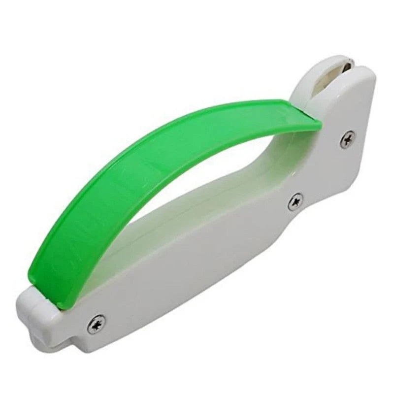 Garden Tool Sharpener Tungsten Carbide Reversible Blade Finger Guard
