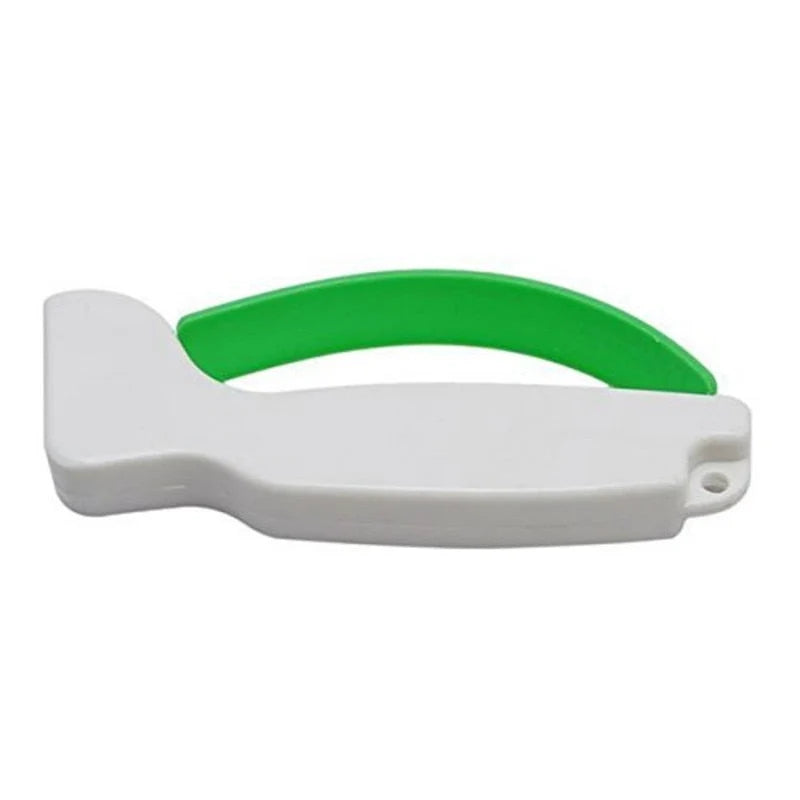 Garden Tool Sharpener Tungsten Carbide Reversible Blade Finger Guard