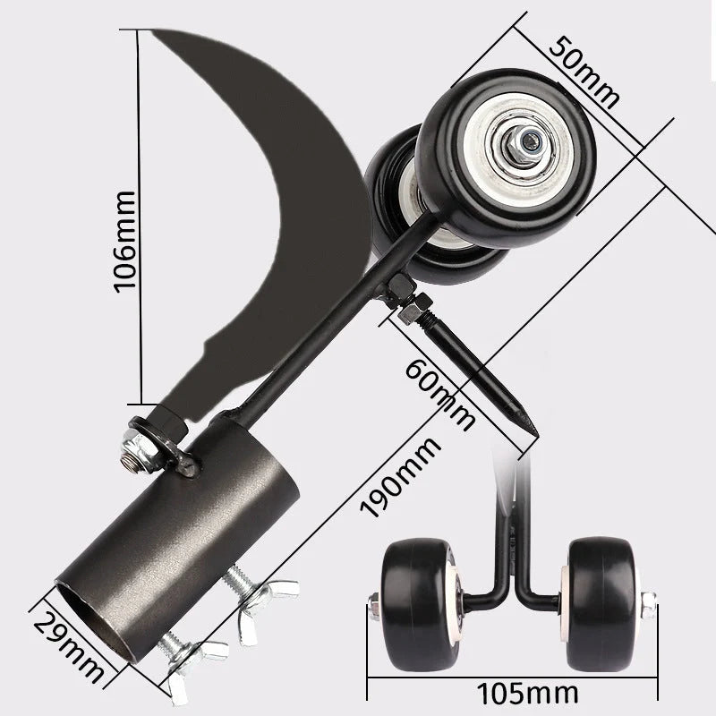 Garden Weeder Heavy-Duty Iron Compact Head for Tight Gaps