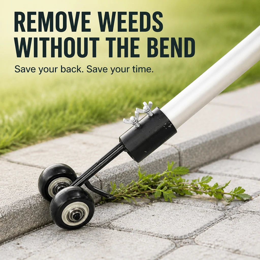 Garden Weeder Heavy-Duty Iron Compact Head for Tight Gaps
