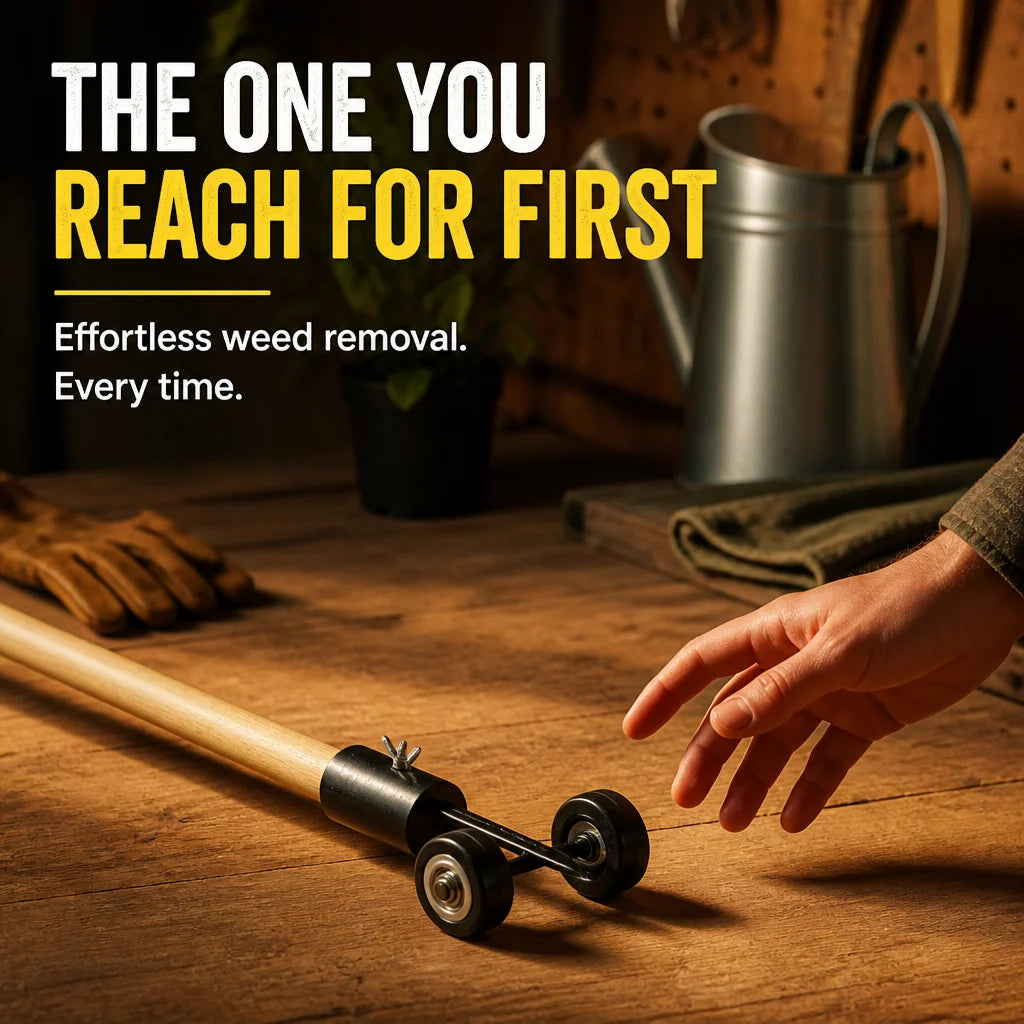 Garden Weeder Heavy-Duty Iron Compact Head for Tight Gaps