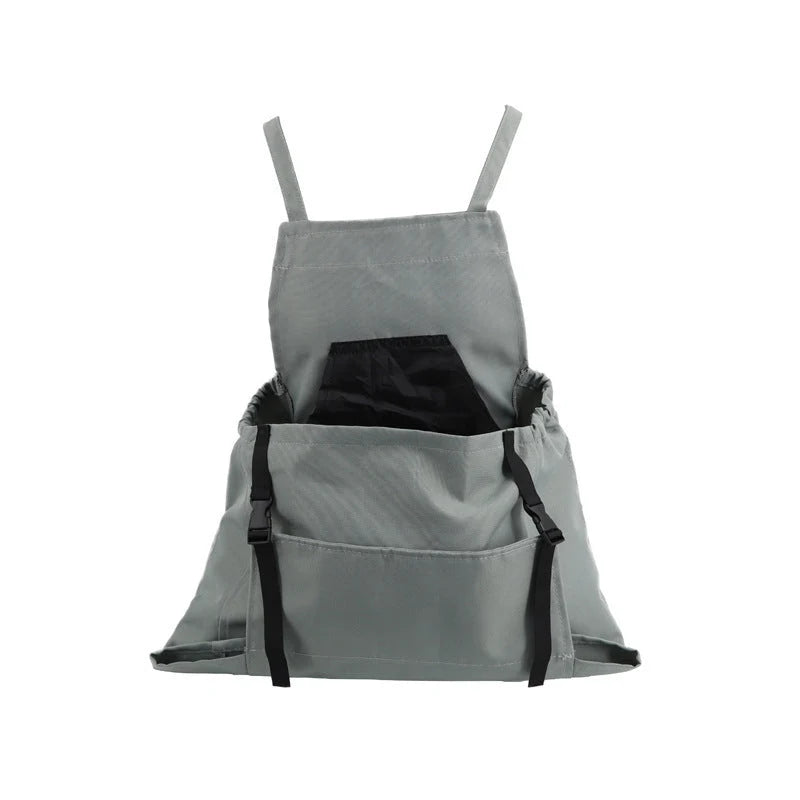 Gardening Apron Waterproof Oxford Fabric Adjustable Cross-Back Straps & Pockets