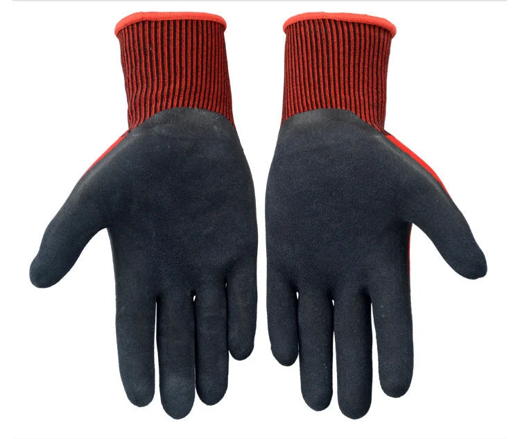Gardening Gloves Textured Latex Grip Wet & Dry Use