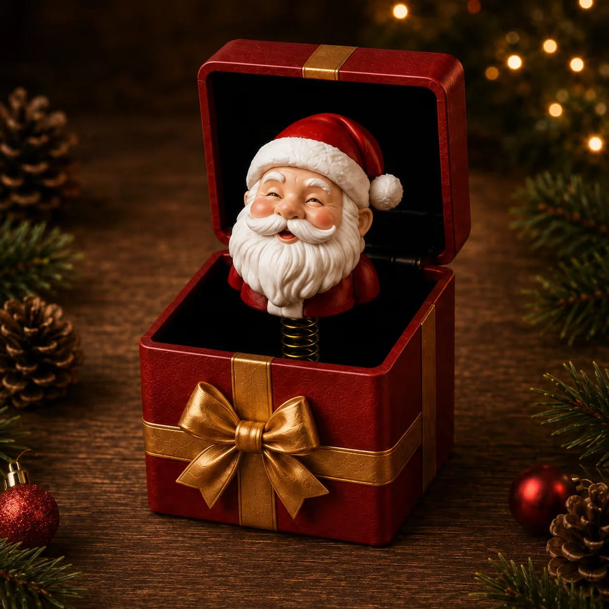 Gift Box Spring-Loaded Character Reveal Reusable
